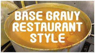 How to Make Base Gravy Indian Restaurant Style - 50 Litres.