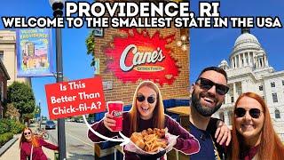 Visiting The SMALLEST State In The USA - Providence, Rhode Island - New England Road Trip