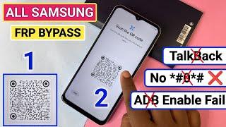 All Samsung Galaxy Android 12-13-14 Google Account/FRP Bypass (Without PC 2024) TalkBack Not Working