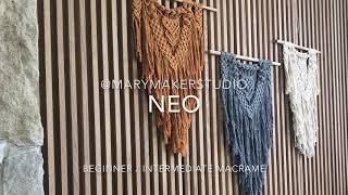 Macrame Knot Guide for NEO Pattern