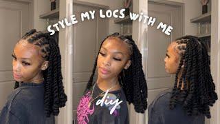 how to: invisible locs over locs (diy) | Nylajai'ne