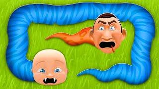 Baby & Daddy Become BIGGEST SNAKES!