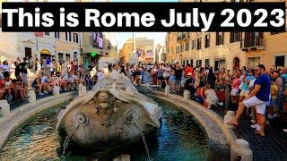 Rome Italy, Story of emperor Nero July 2023. Rome walking tour