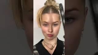 Bella Hadid sleek curly bun tutorial ‍️ | BexBeauty