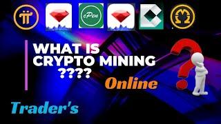 what is the crypto mining@Traderonline. #cryptocurrency