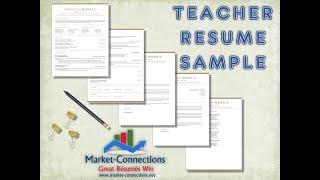 Teacher Resume Sample - By a Certified Resume Writer (CPRW)