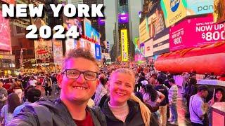 New York City Vlog 2024! Hilton Hotel, Times Square At Night & MORE!