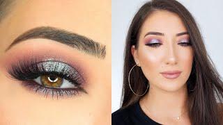 PURPLE & BLUE SMOKEY EYE MAKEUP TUTORIAL