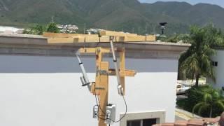 Instalación en techo de prototipo, Solar Tracker