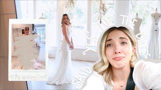 I SAID " YES" TO THE DRESS II WEDDING DRESS SHOP WITH ME II 2022 BRIDE