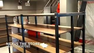 SUPERMARKET RACKS WOODEN STYLE #RACKS #ORGANIC #WOOD #SUPERMARKET #RETAIL #FMCG #KIRANA