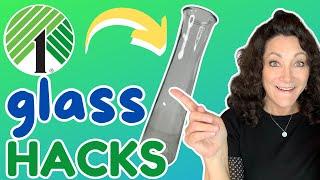 AMAZING Dollar Tree GLASS DIY HACKS