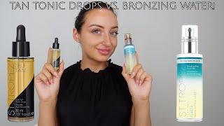 St.Tropez Tan Tonic Glow Drops vs. Self Tan Purity Bronzing Water Face Mist!