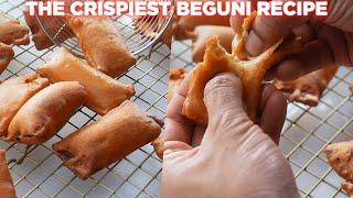 How To Make Crispy Beguni At Home