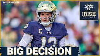 Notre Dame’s Marcus Freeman faces BIG DECISION at QB after Riley Leonard injury