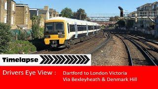 Drivers Eye View (Cab ride) : Dartford to London Victoria via Bexleyheath and Denmark hill