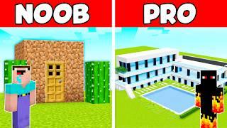 Quem Faz a Melhor Casa de NOOB vs PRO no Minecraft????