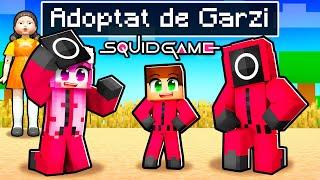 ADOPTAT de *GARDIENII* din SQUID GAME 2 pe Minecraft...