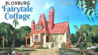 Belle's Fairy Tale Cottage in Bloxburg - Speedbuild Part 1 of 2