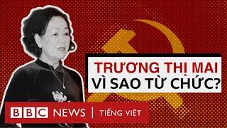 BÀ TRƯƠNG THỊ MAI TỪ CHỨC: TẠI SAO?