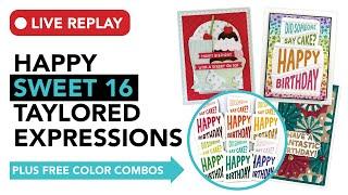 FREE COLOR COMBOS | IT'S OUR SWEET 16 BIRTHDAY CELEBRATION