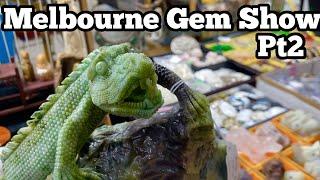 Melbourne Florida Gem & Mineral Show Part2 - Fossil Clams, Agate Coral, & More!