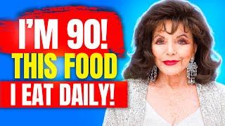 Joan Collins 90 takes this SPECIAL food and DON'T GET OLD