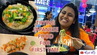 Trying Japanese Food For First Time | Sushi | Ramen | YouMee | Bengaluru | nexus Mall | Cupid Vlog