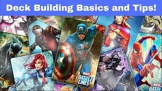 Marvel Battle Lines: Deck Building Basics and Tips!