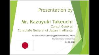 Youth Conversation Seminar: Consul General of Japan - KSU Consular Connections Program