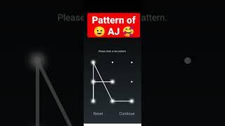 pattern of AJ love..#lockscreen #pattern