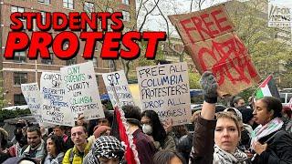 LIVE From Columbia University Students Protest Encampment for Gaza