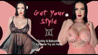 Teddy Bodysuit & Babydoll Lingerie Try on Haul | Avidlove ft.Raven Rose