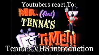 YouTubers react To: Tenna's VHS introduction | Deltarune - Chapter 3
