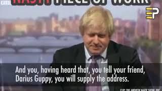 Compulsive liar Boris Johnson! Stuck for words , has no explanation!