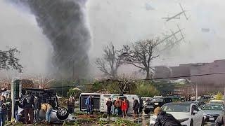 US Collapses: Tornadoes destroy hundreds of homes, kill people in Texas, scenes are horrific