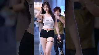 Douyin beautiful chinese girl street fashion style #douyin #streetfashion #chinesegirl #shorts