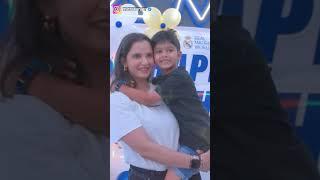 Sania Mirza Celebrates Son Izhaan's 6th Birthday at Real Madrid World  | Hungama Express