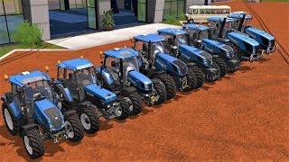 ALL NEW HOLLAND T SERIES TRACTORS  - FARM 2017