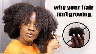 The Reason Why Your Hair Keeps Breaking Off. Why Your Hair Won't Retain Length. IN DEPTH Breakdown