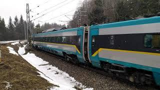 SC 240 Pendolino Košičan s pozdravem (Štrba 26.2.2020)