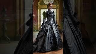 Victorian-Inspired Leather Bustle Dresses | 19th Century Meets Edgy Elegance #leather #victorian