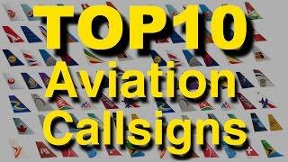 TOP 10 aviation CALLSIGNS!!! Explained by CAPTAIN JOE