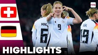 Switzerland vs Germany | Highlights | Women's International Friendly 29-11-2024