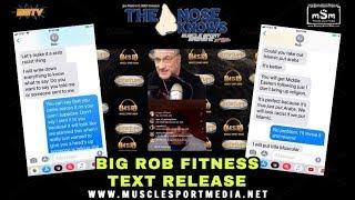 Big Rob Fitness Text Release - MuscleSport TV