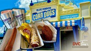 We Tried Disney’s NEW Blue Ribbon Corn Dogs - Delicious or Overpriced?!