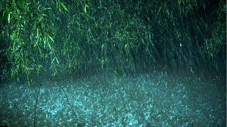 Beat Tinnitus with Heavy Rain on Lake, Calm Thunder in Deep Forest - Real Rain Sounds for Sleeping