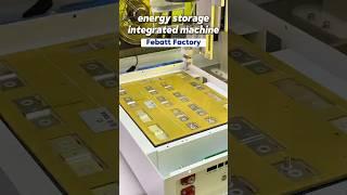 Immersive Experience: Energy Storage Battery Installation#machine #febatt #shorts