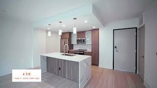 A SIX Floorplan | 1 Bed / 1 Bath | The Q Variel Apartments