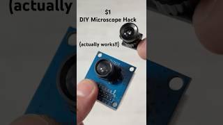 World’s Cheapest DIY Microscope #cool #electronics #technology #engineering